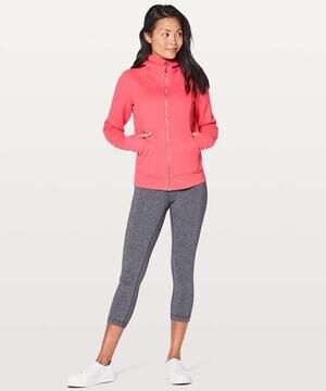 Lululemon Scuba Hoodie Sweatshirt In Flash Light Tone Size 4